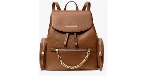 jet set medium pebbled leather backpack michael kors|Michael Kors Jet Set Medium Womens Pebbled Leather Backpack.